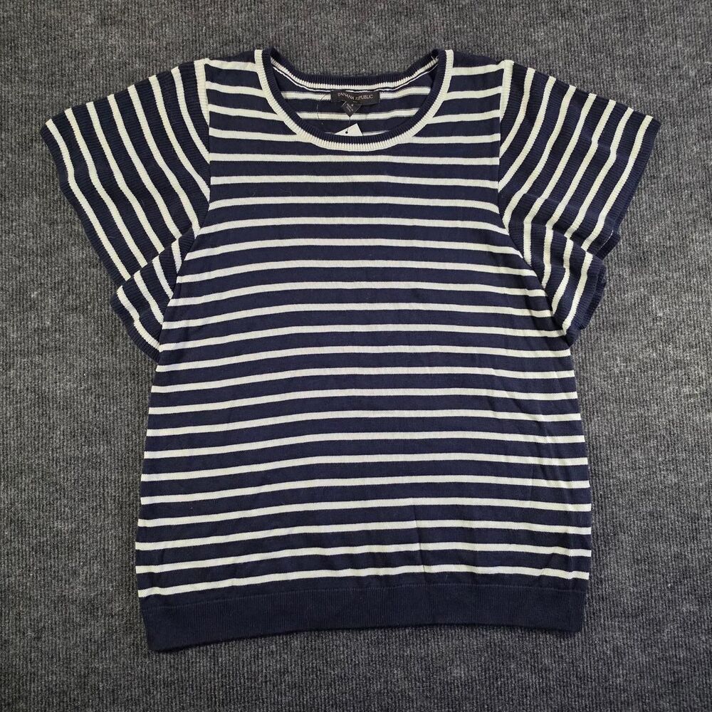 Banana-republic Women's Black and White Shirt